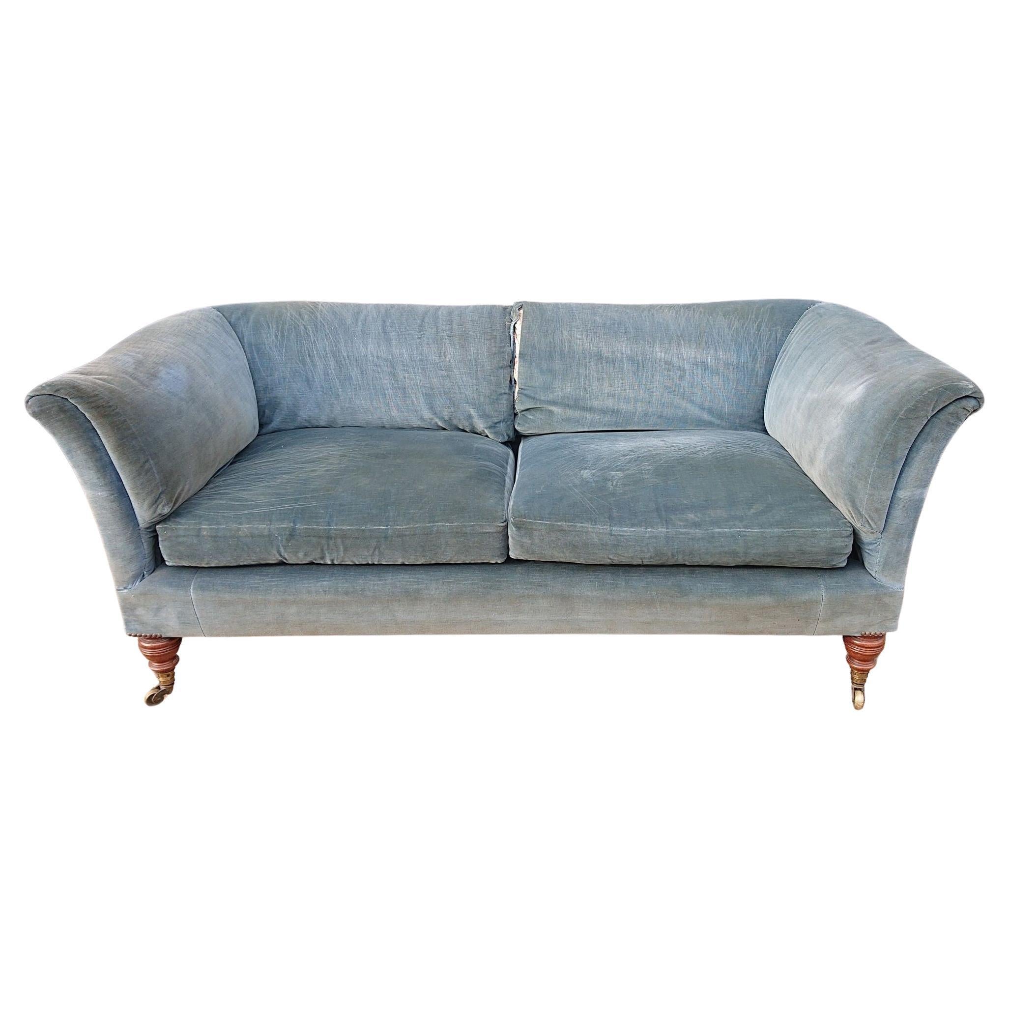 "Baring" Sofa by Howard and Sons of London circa 1900 For Sale