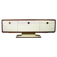 'Bariomat' German Modern Space Age Credenza with Electric Bar by Alfons Doerr