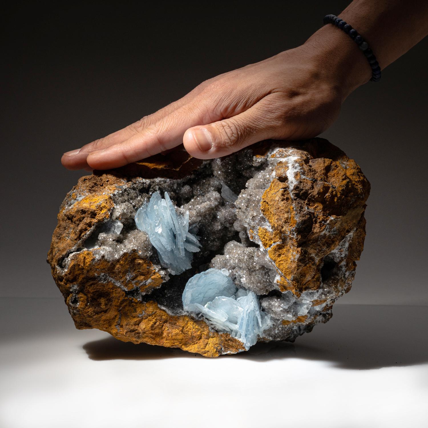 Moroccan Barite from Jebel Ouichane, Sagangane, Nador Province, L'Oriental Region, Morocc For Sale