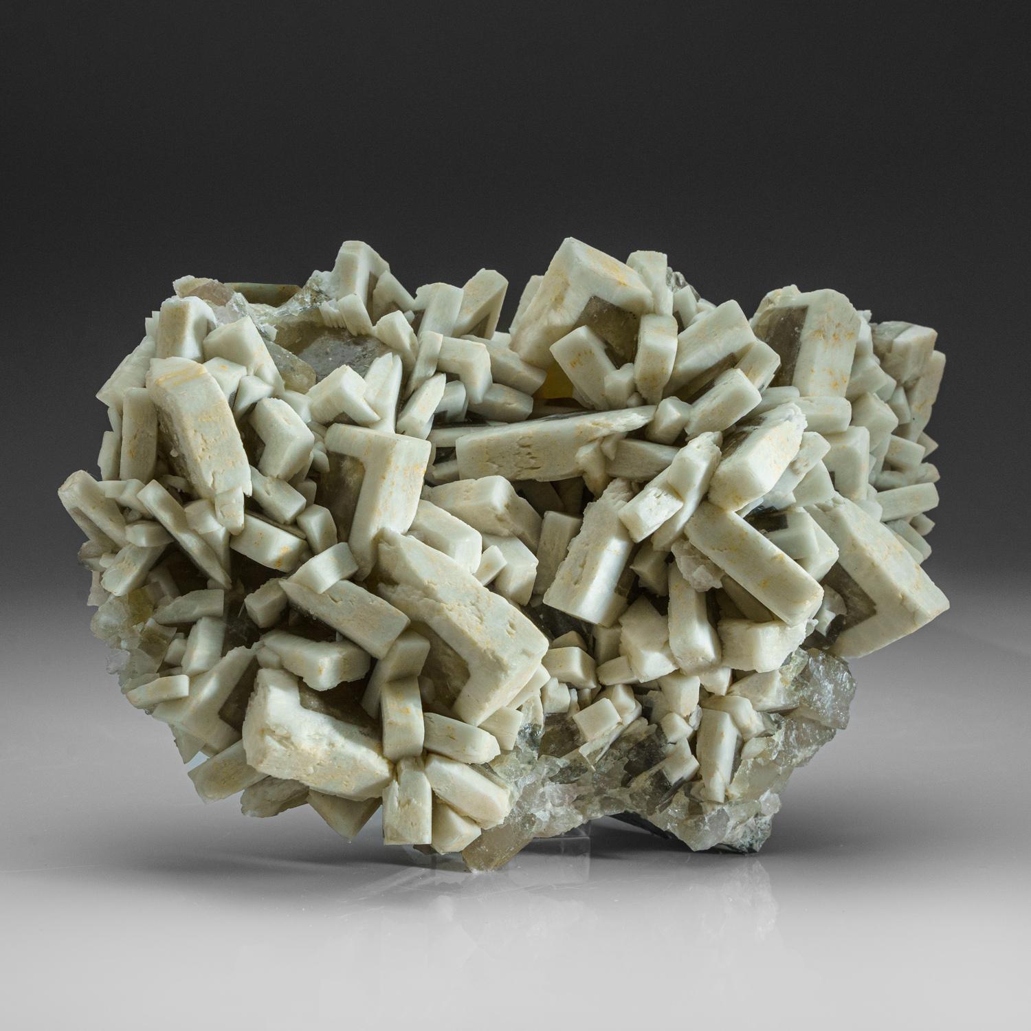 Ein echtes natürliches Barit auf Calcite Pseudomorph aus Indien (Indisch) im Angebot