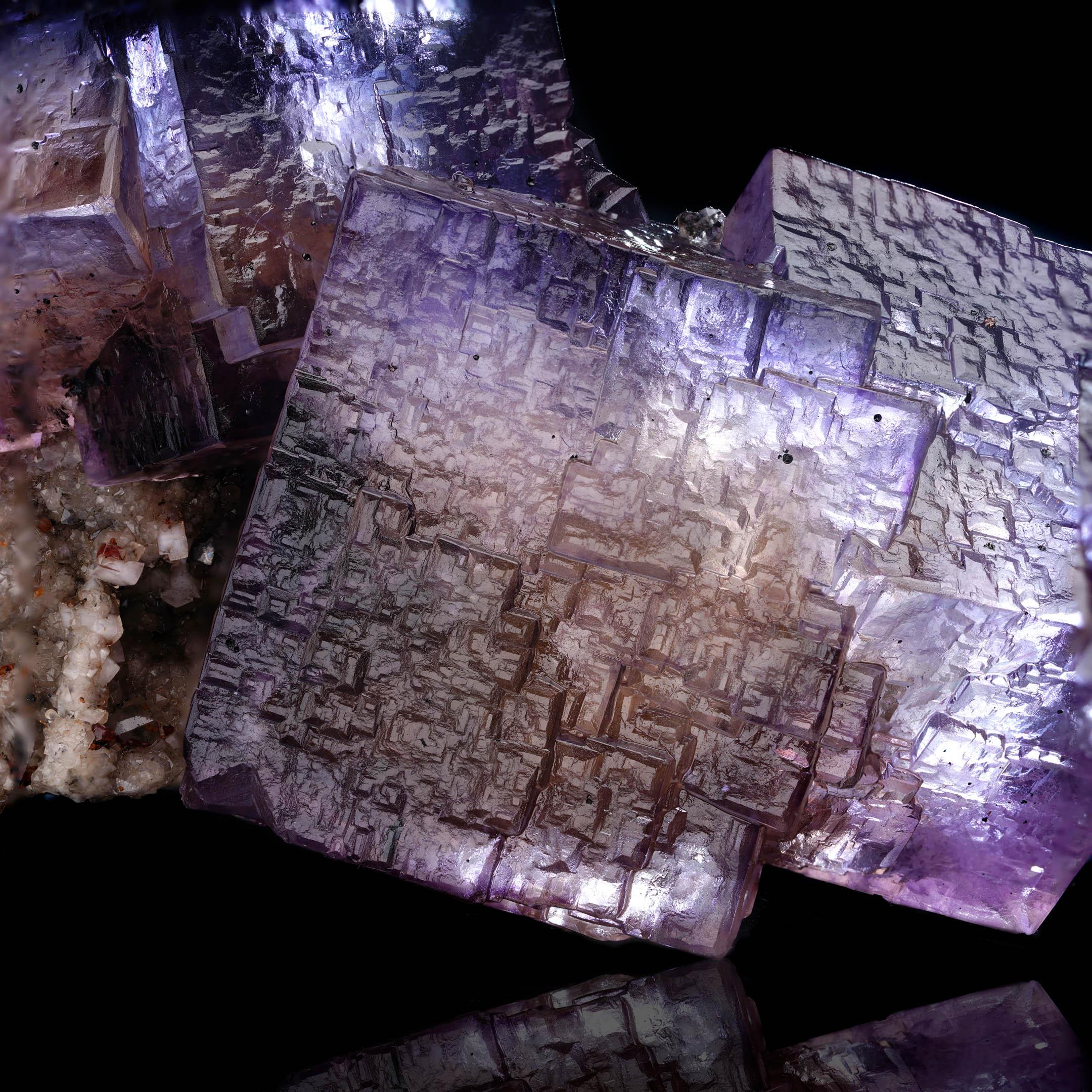 Specimen minerale di barite su fluorite In condizioni Nuovo in vendita a New York, NY