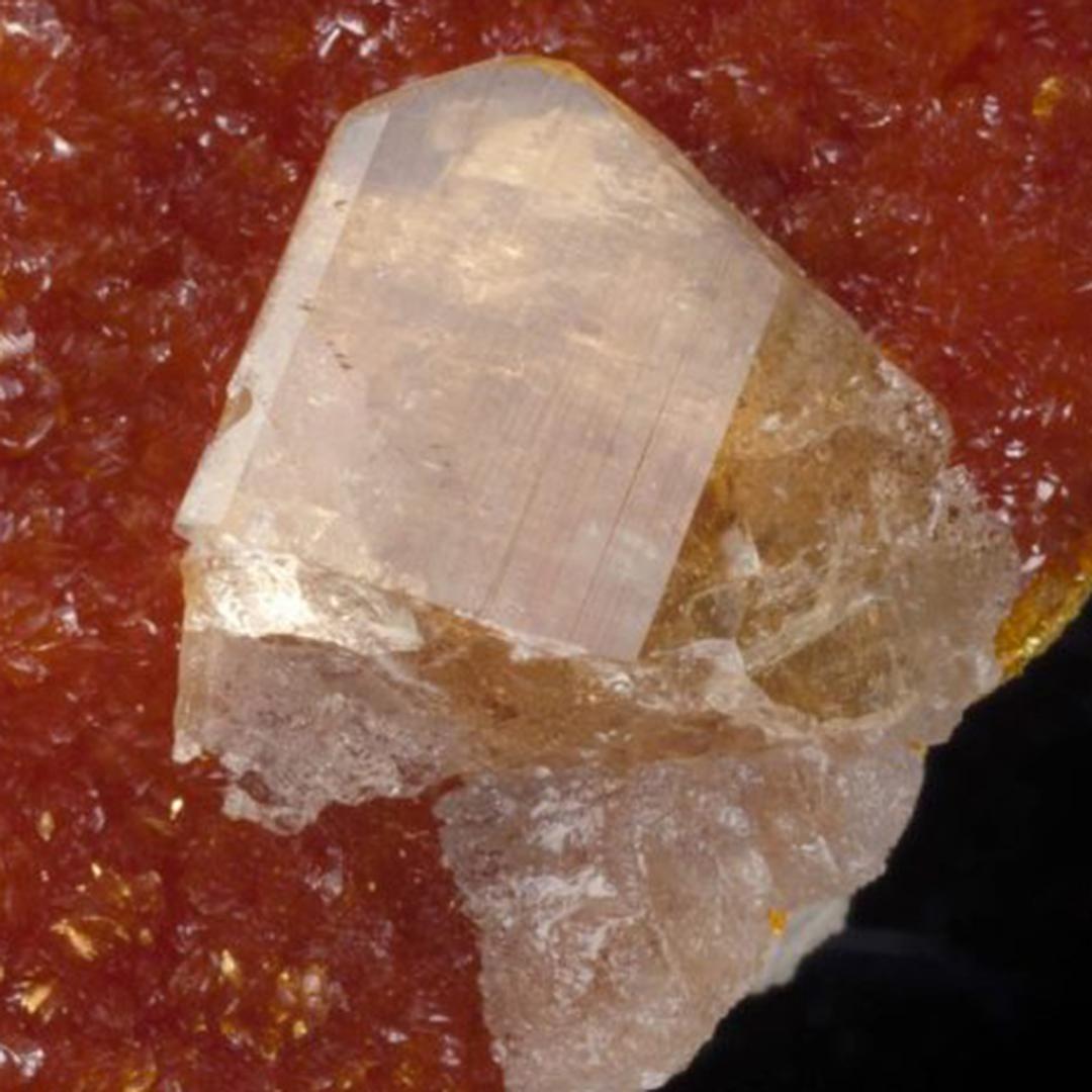 Barite on Orpiment From El'brusskiy Mine For Sale 2