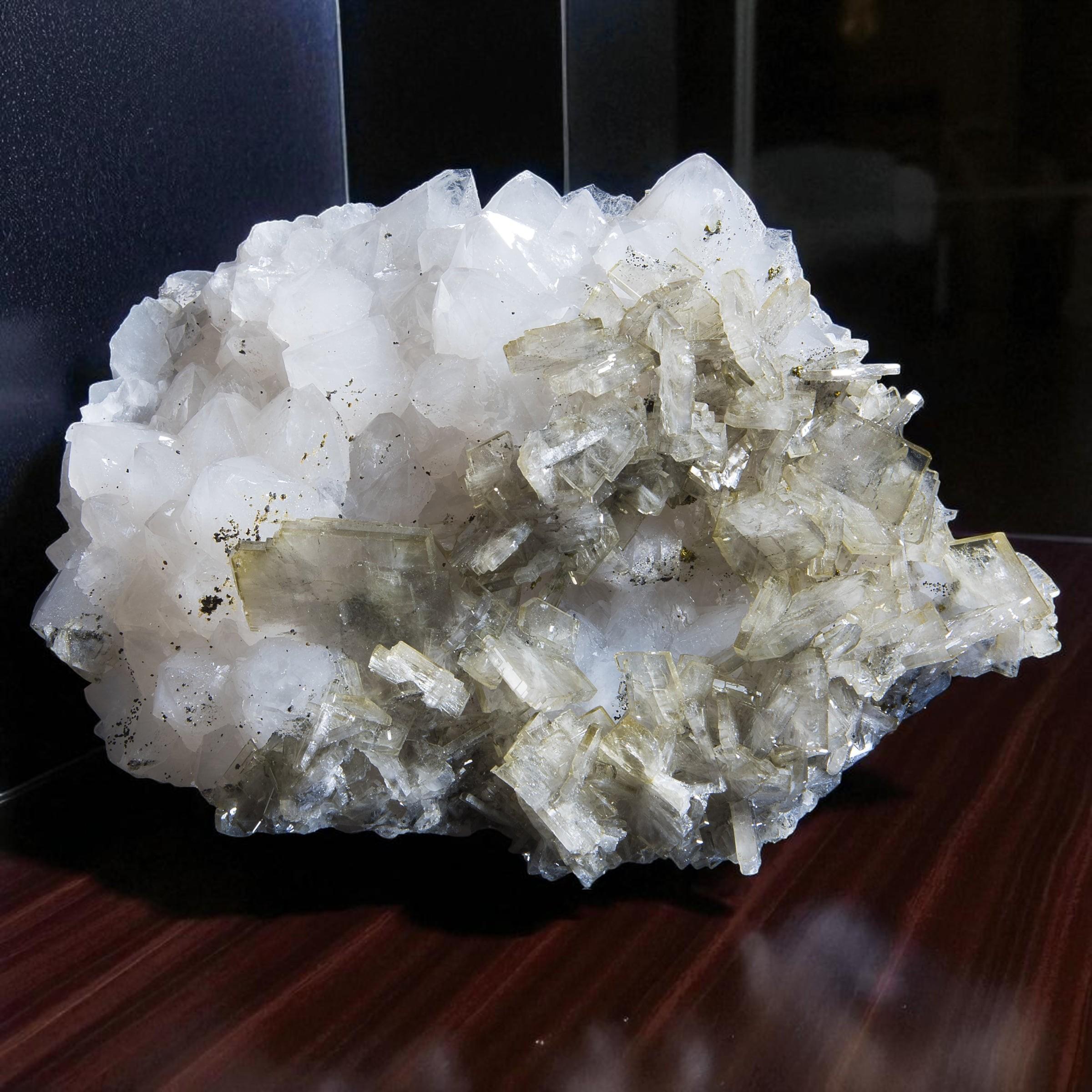 Barite on Quartz From Peru For Sale 2