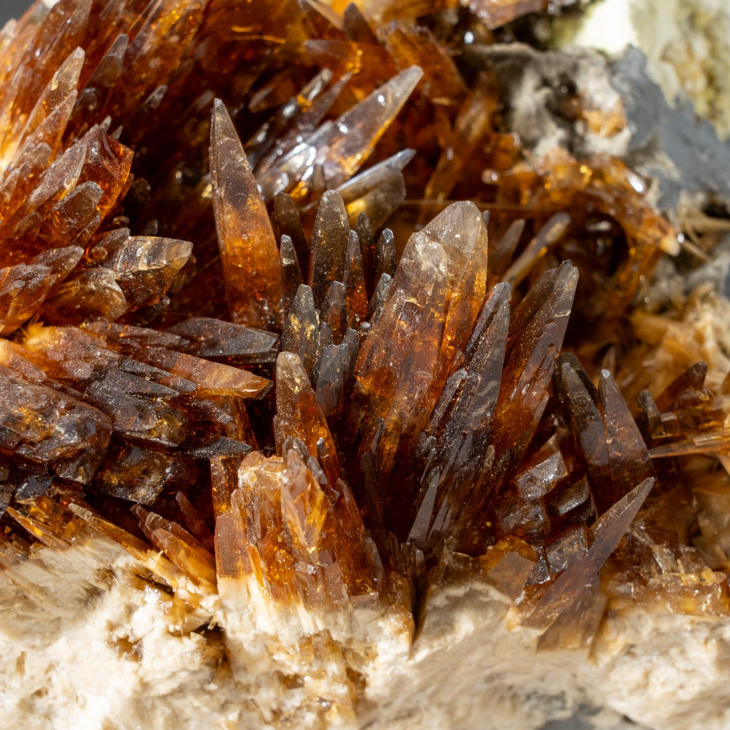 Rock Crystal Barite with Sulfur from Machow Mine, Tarnobrzeg, Poland For Sale