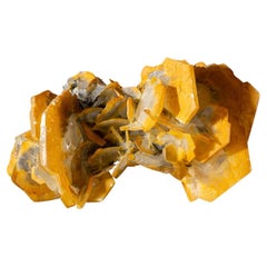 Barite with Yellow Iron from Cavnic Mine (Kapnikbanya), Maramures, Romania