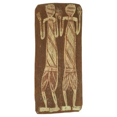 Bark Painting by Jimmy Mijau Mijau, Northern Territory, Australia