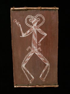 Bark Painting of Namarrkon, Northern Territory, Australia