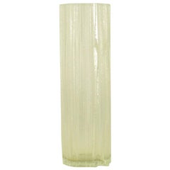 Bark-Textured Scandinavian Glass Vase