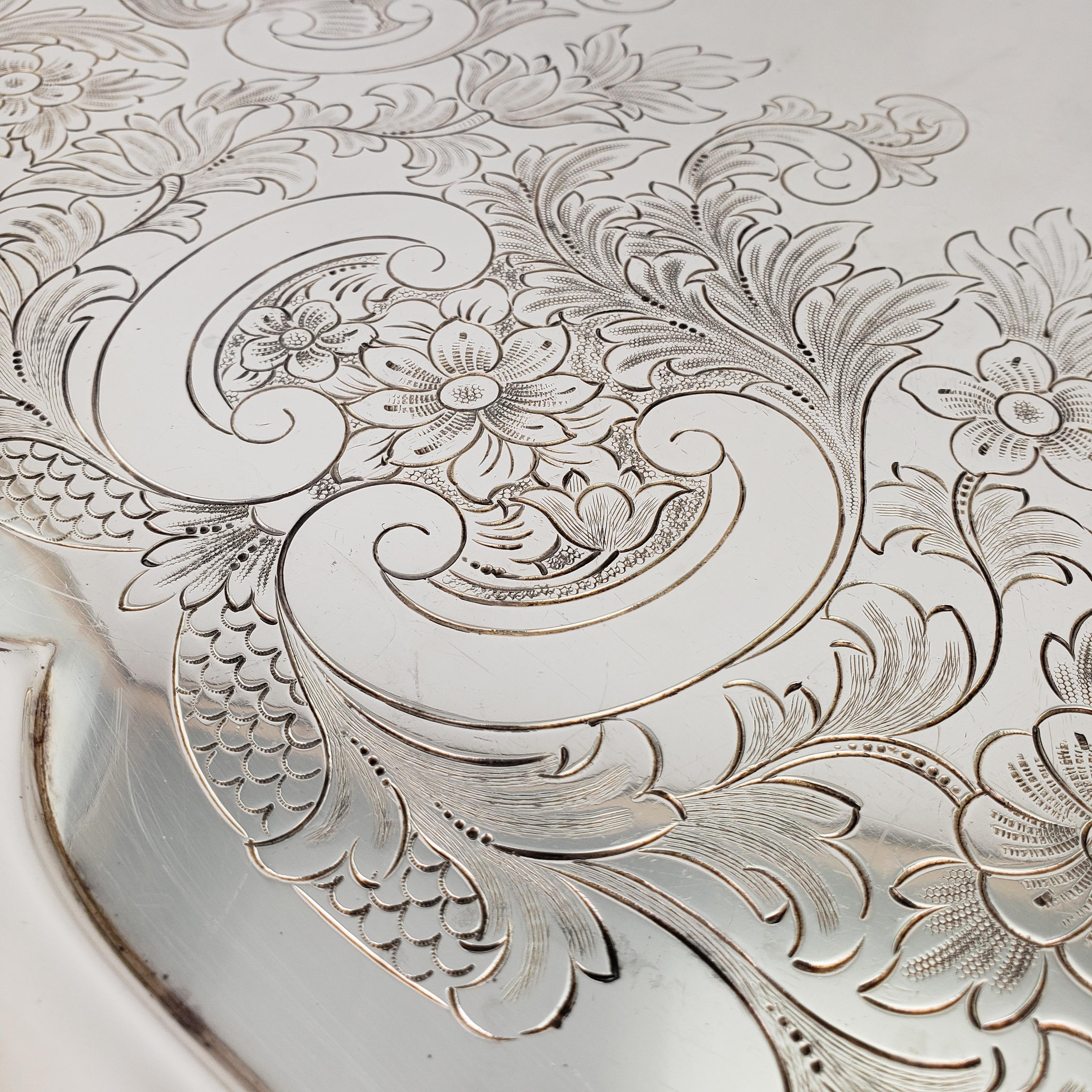 20th Century Barker Ellis Silverplated Serving Tray