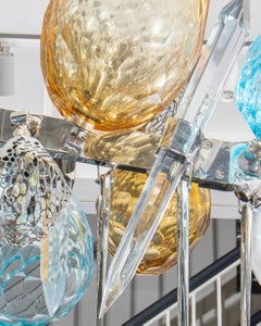 Barlas Baylar "Britannica" Murano Glass Chandelier