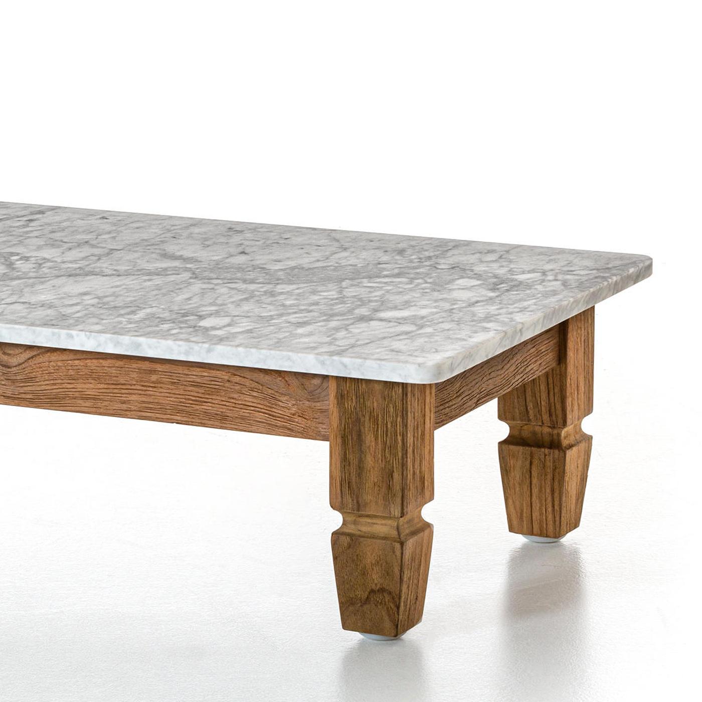 Hand-Crafted Barletta Rectangular Coffee Table For Sale