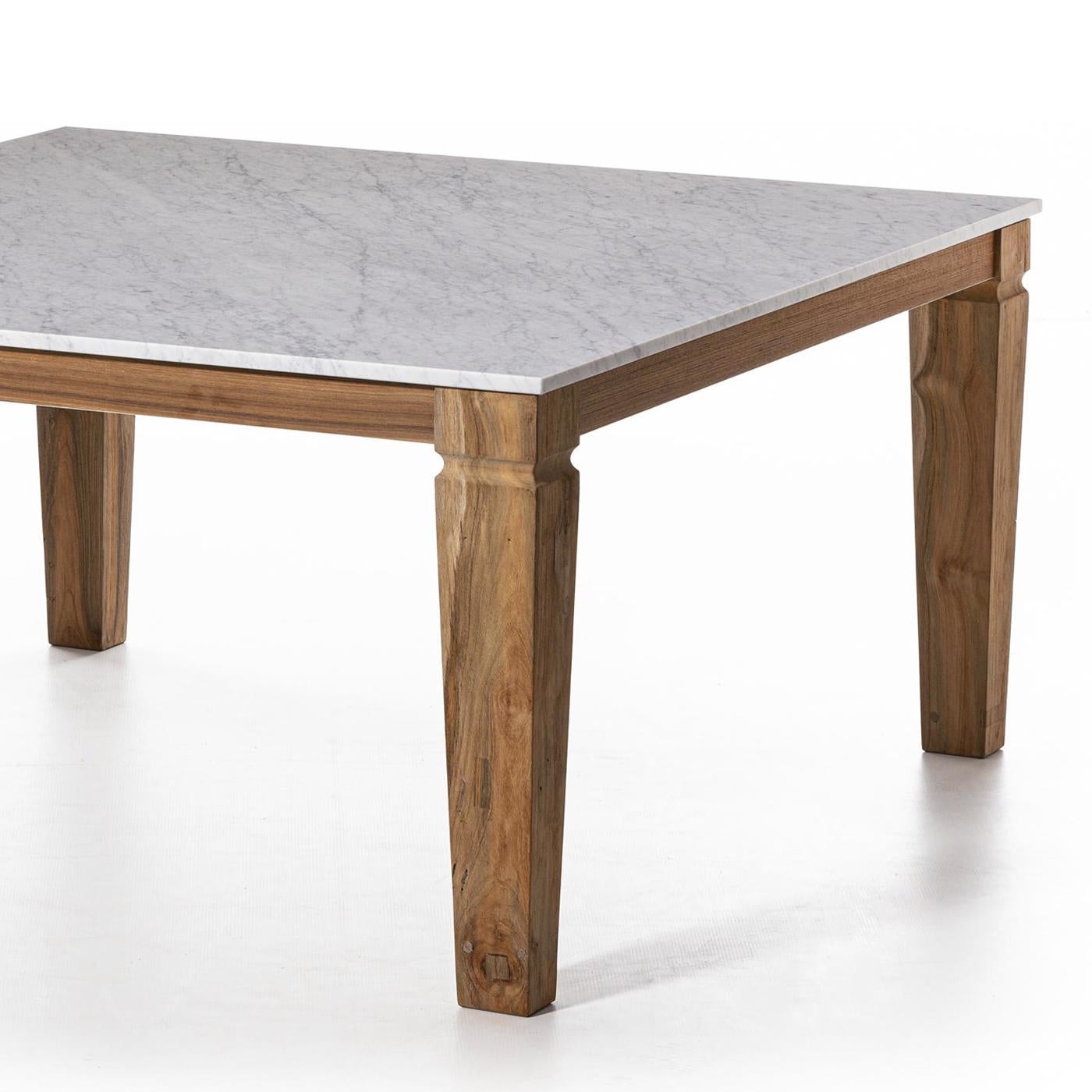 Hand-Crafted Barletta Square Dining Table For Sale