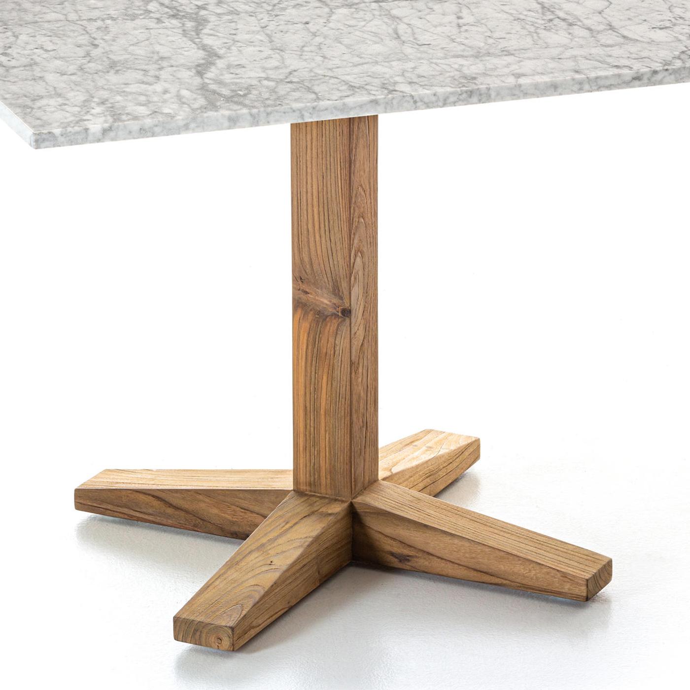 Hand-Crafted Barletta Table Square Low For Sale