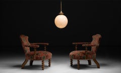 Barley Twist Armchairs, England circa 1870