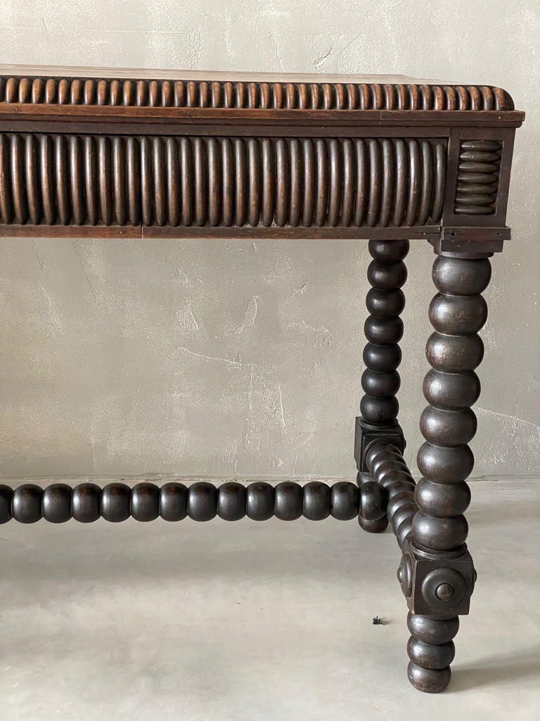 Barley Twist Leg Side Table, England, 19th Century at 1stDibs