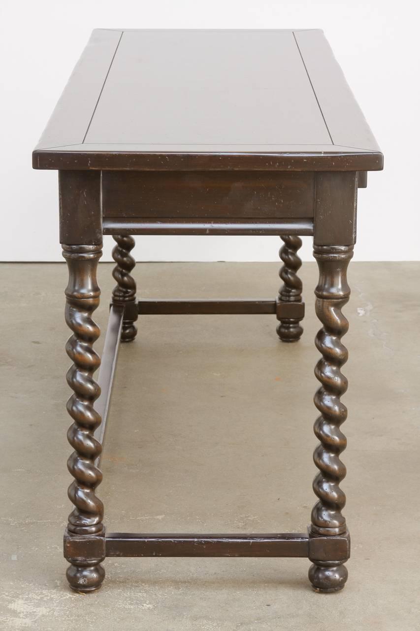 barley twist console table