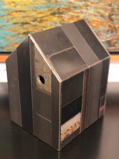 Jim Rose Barn House Structure, Welded Steel Object Made with Salvaged Steel