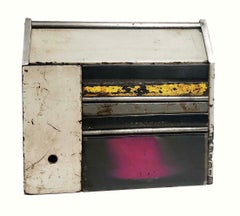 Jim Rose Barn House Structure, Welded Steel Object Made with Salvaged Steel