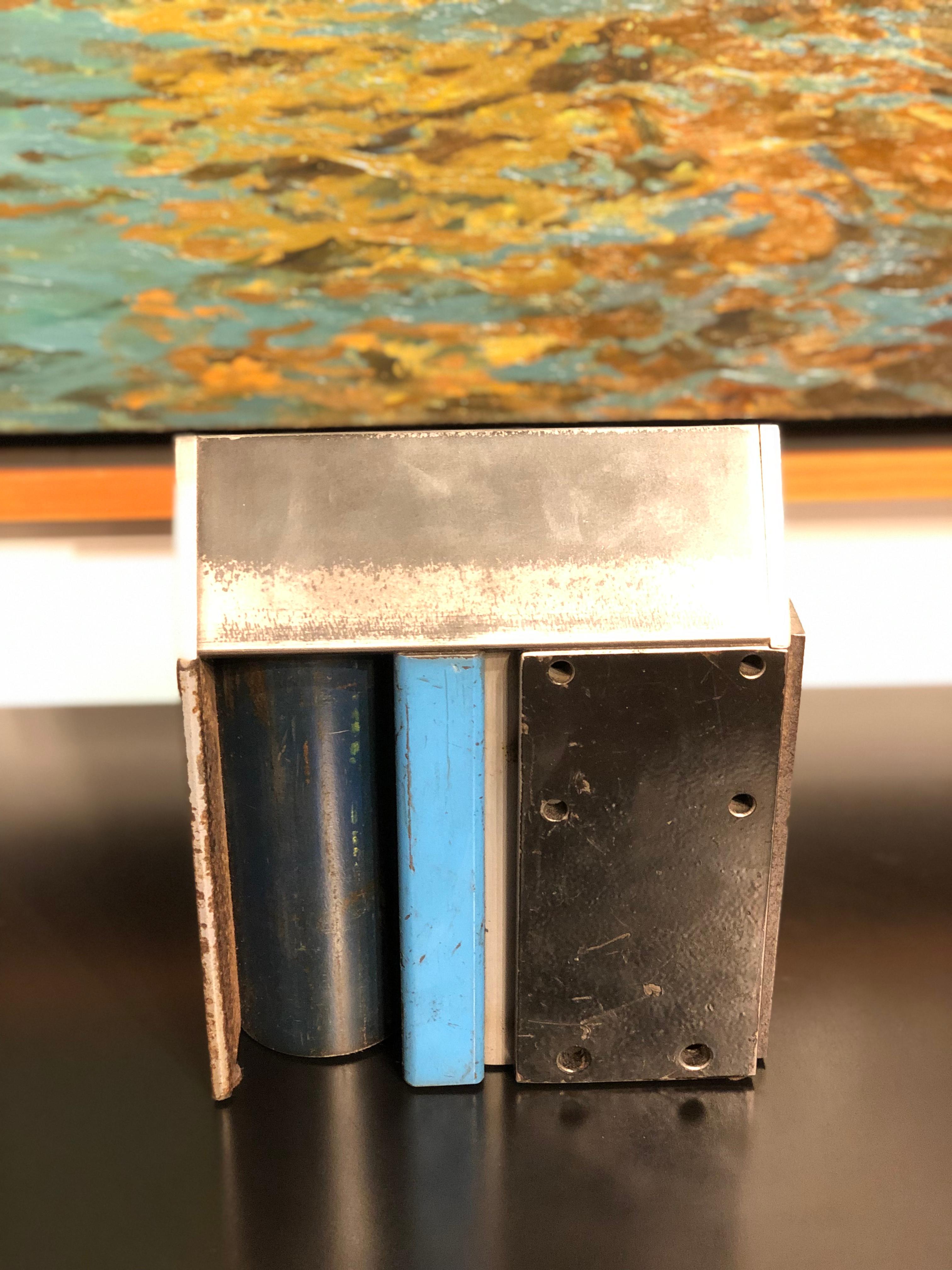 American Jim Rose Barn House Structure, Welded Steel Object Made with Salvaged Steel