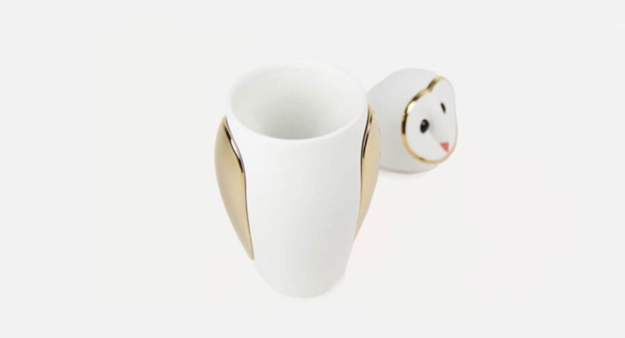 The Owls by Manolo Bossi is a collection designed for the brand Bosa that has an owl, an barn owl and a pygmy owl made of glazed ceramic hand-finished with precious metals (gold, copper, platinum).

There is a magic and mysterious world which