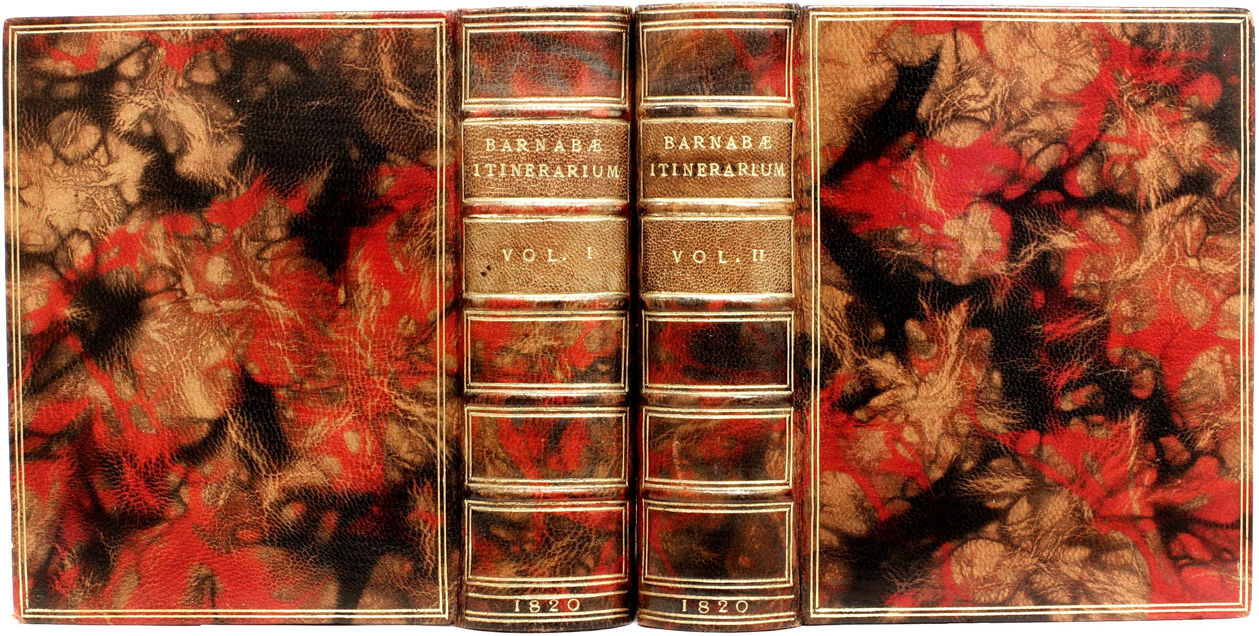 AUTHOR: BRATHWAIT, Richard (Joseph Haslewood - editor). 

TITLE: Barnabae Itenerarium, or Barnabee's Journal.

PUBLISHER: London: Np, 1820.

DESCRIPTION: 2 vols., l6mo, 5-1/8