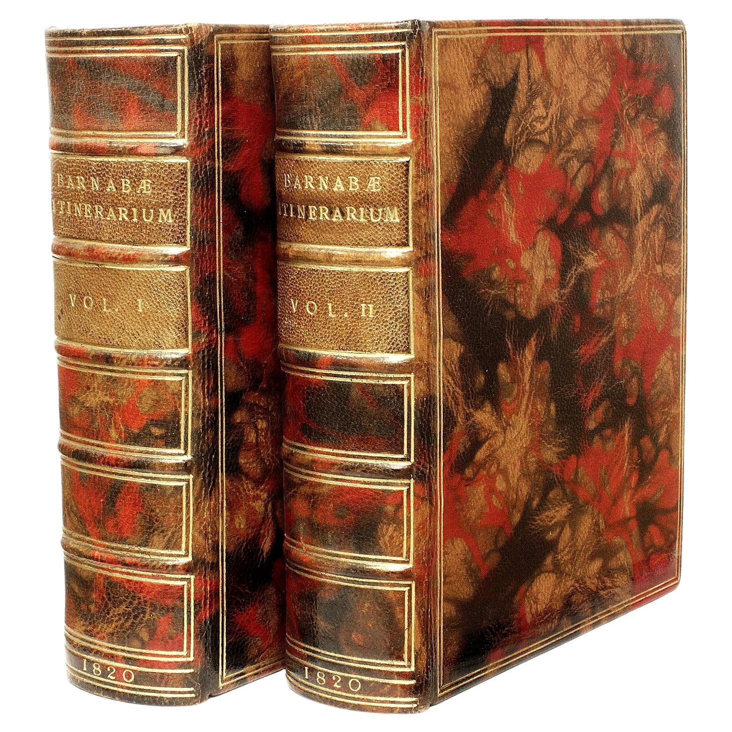 Barnabae Itenerarium, oder Barnabee's Journal. 1820 - 2 Bände - BOUND BY DE COVERLY