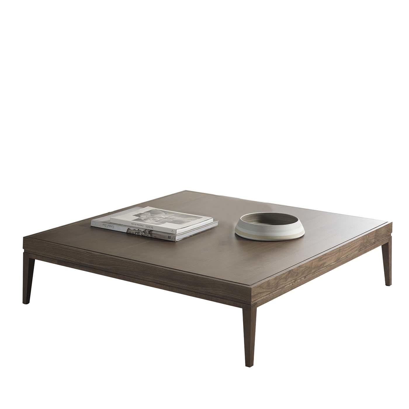 Modern Barnaby Square Coffee Table by Fabio Rebosio by Pacini & Cappellini For Sale