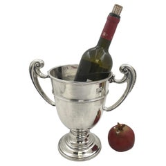 Barnard & Sons English Sterling Silver 1904 Two-Handled Wine Cooler/ Vase