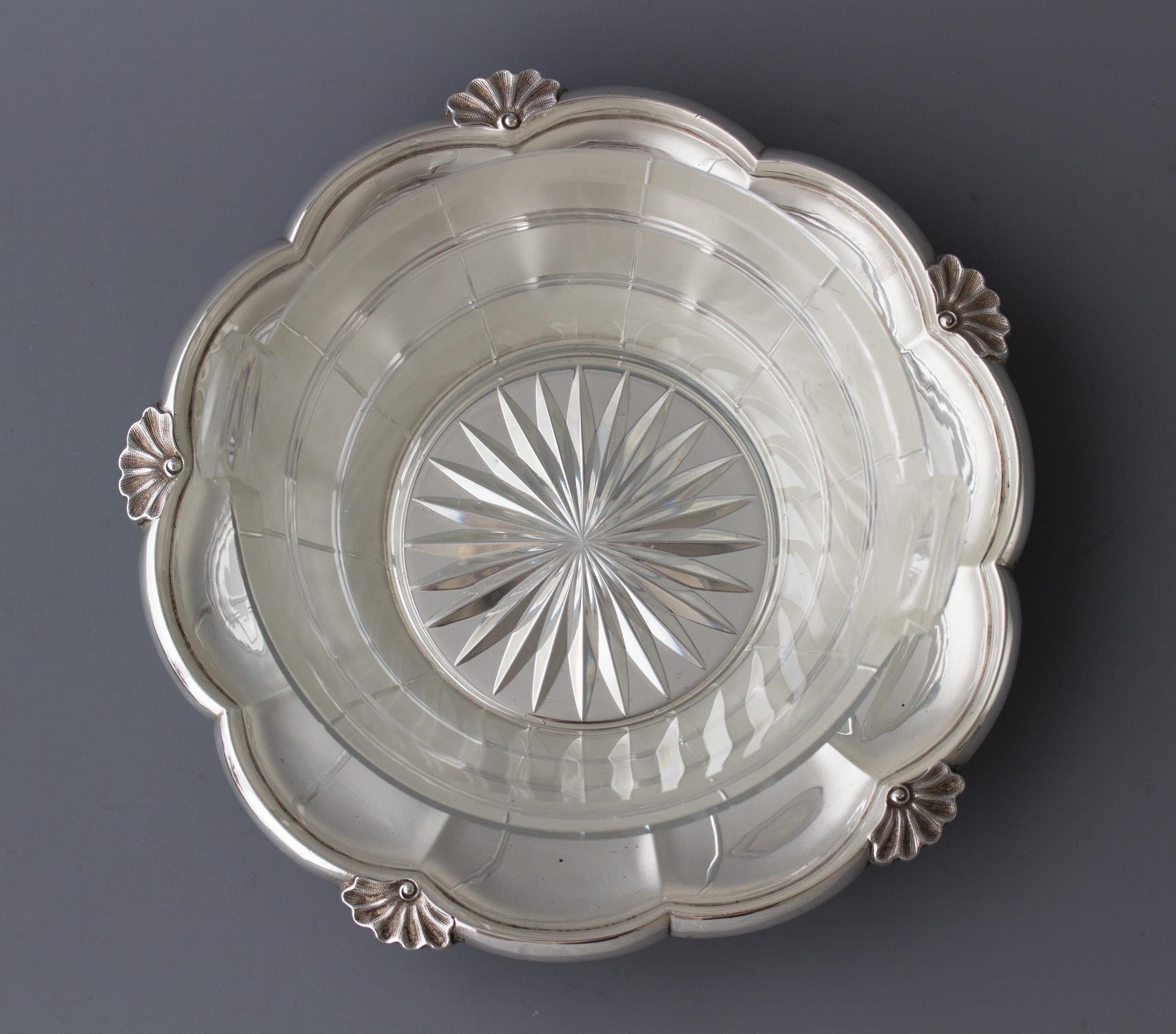 Barnard William IV Silver and Cut Glass Butter Dish, London, 1834 14