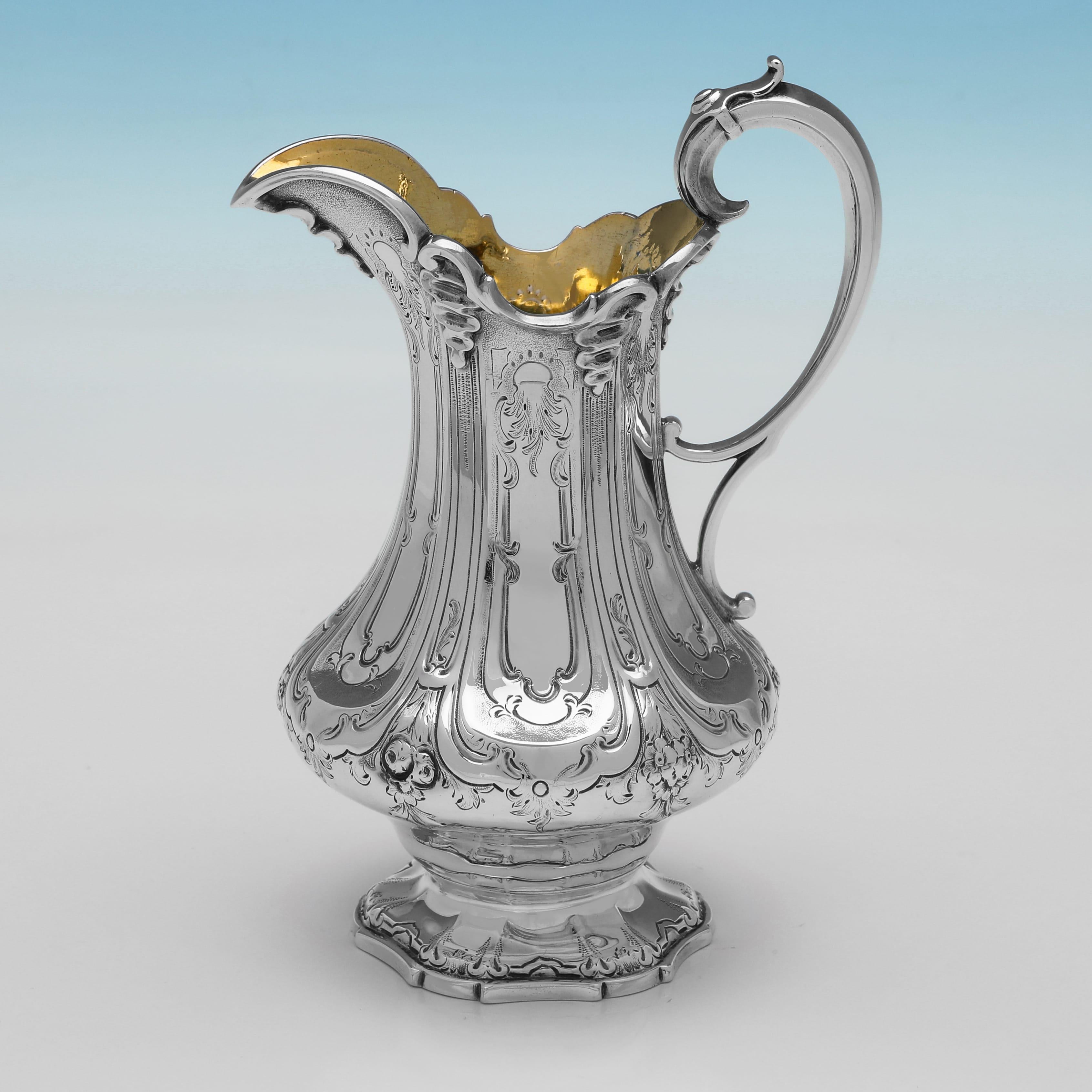 Argento 925 Barnards - Servizio da tè vittoriano in argento sterling in 4 pezzi - Londra 1846 in vendita