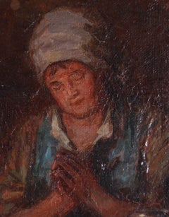 Barndt Koblenz - Early 20th Century Oil, Saying Grace