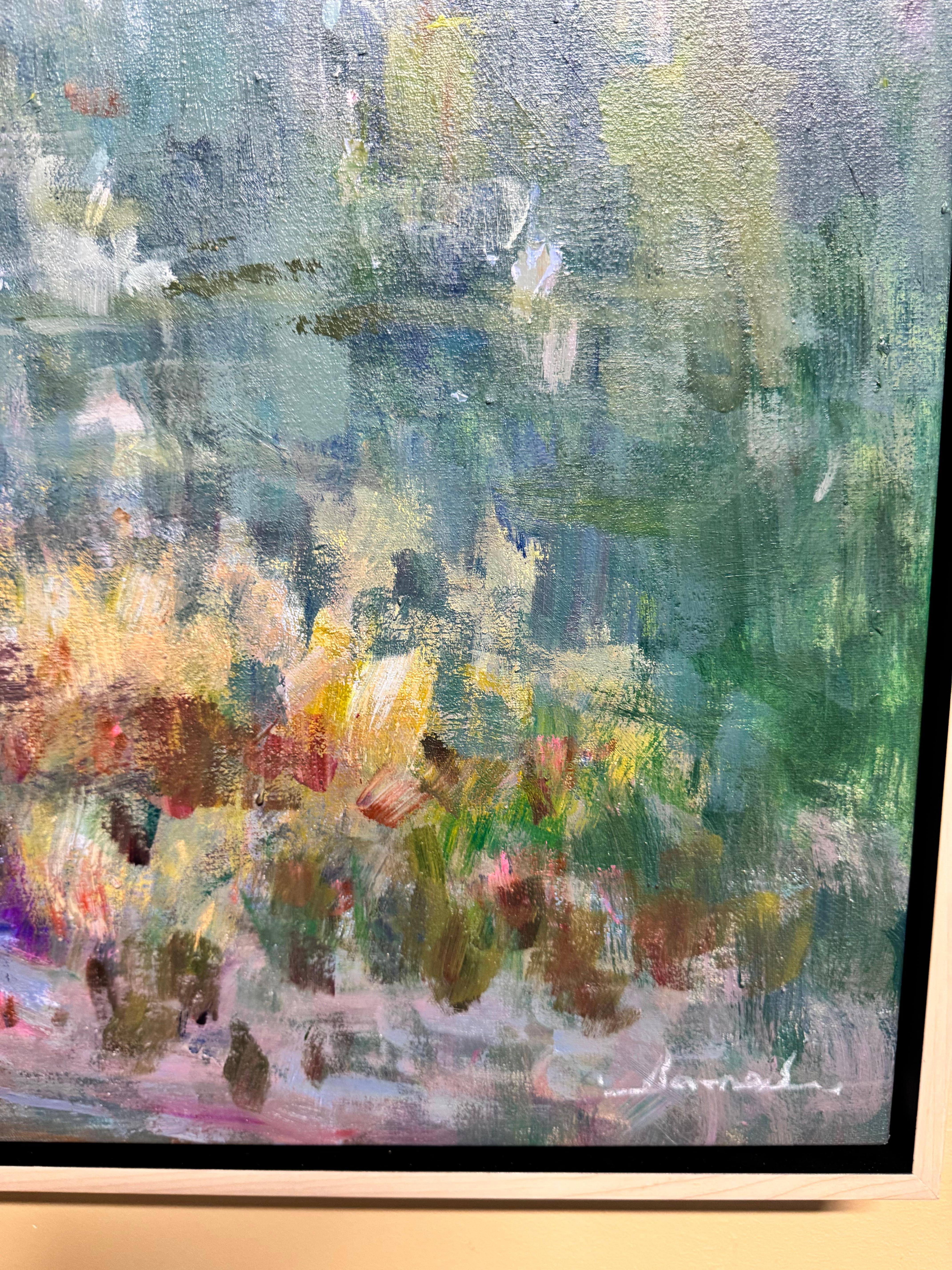 Nature Spaziergang – Painting von Barnes