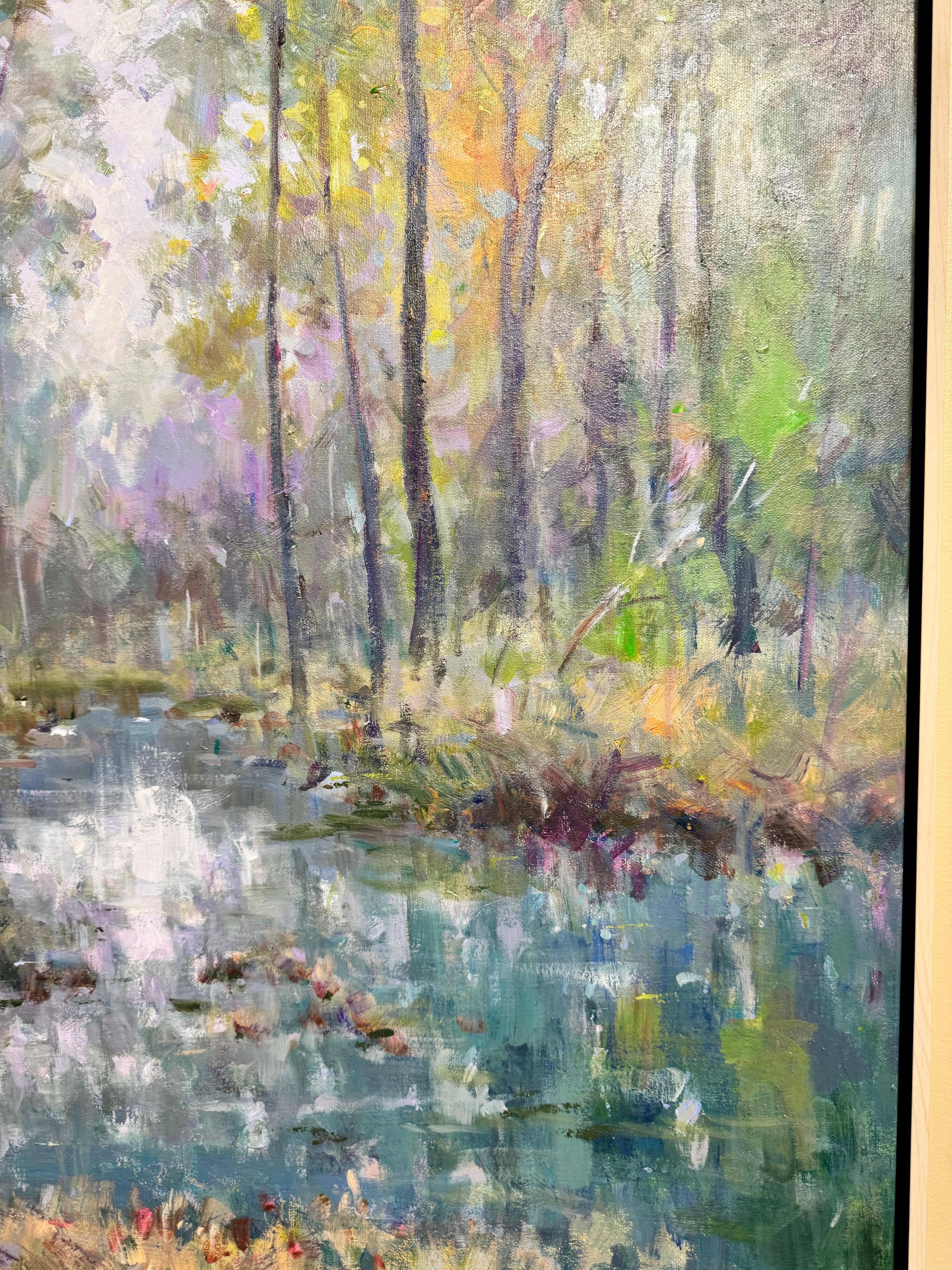 Nature Spaziergang (Impressionismus), Painting, von Barnes