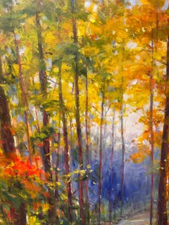 On a Dream Walk: Impressionist Landscape Oil Painting, 48x36