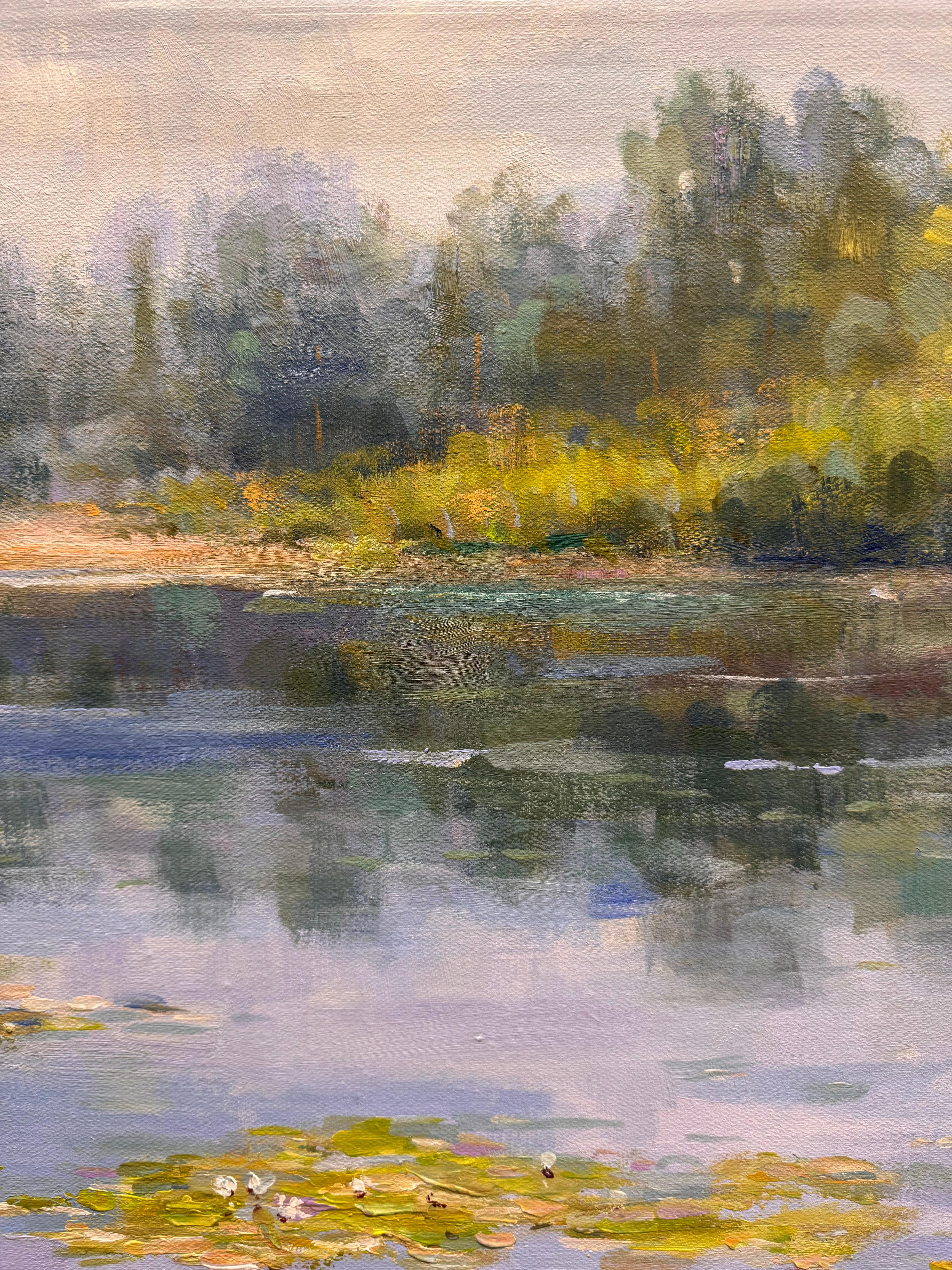 Seerosen (Impressionismus), Painting, von Barnes