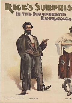 Original Rice's Surprise Party "1492" vintage theatrical poster