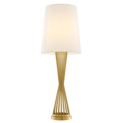 Barnet Table Lamp in Gold or Nickel Finish