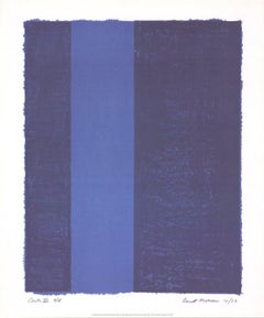 1998 After Barnett Newman 'Canto VII' Contemporary Purple, Blue Germany 