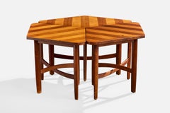 Barney Flagg, Coffee Table, Walnut, Birch, USA, 1960s