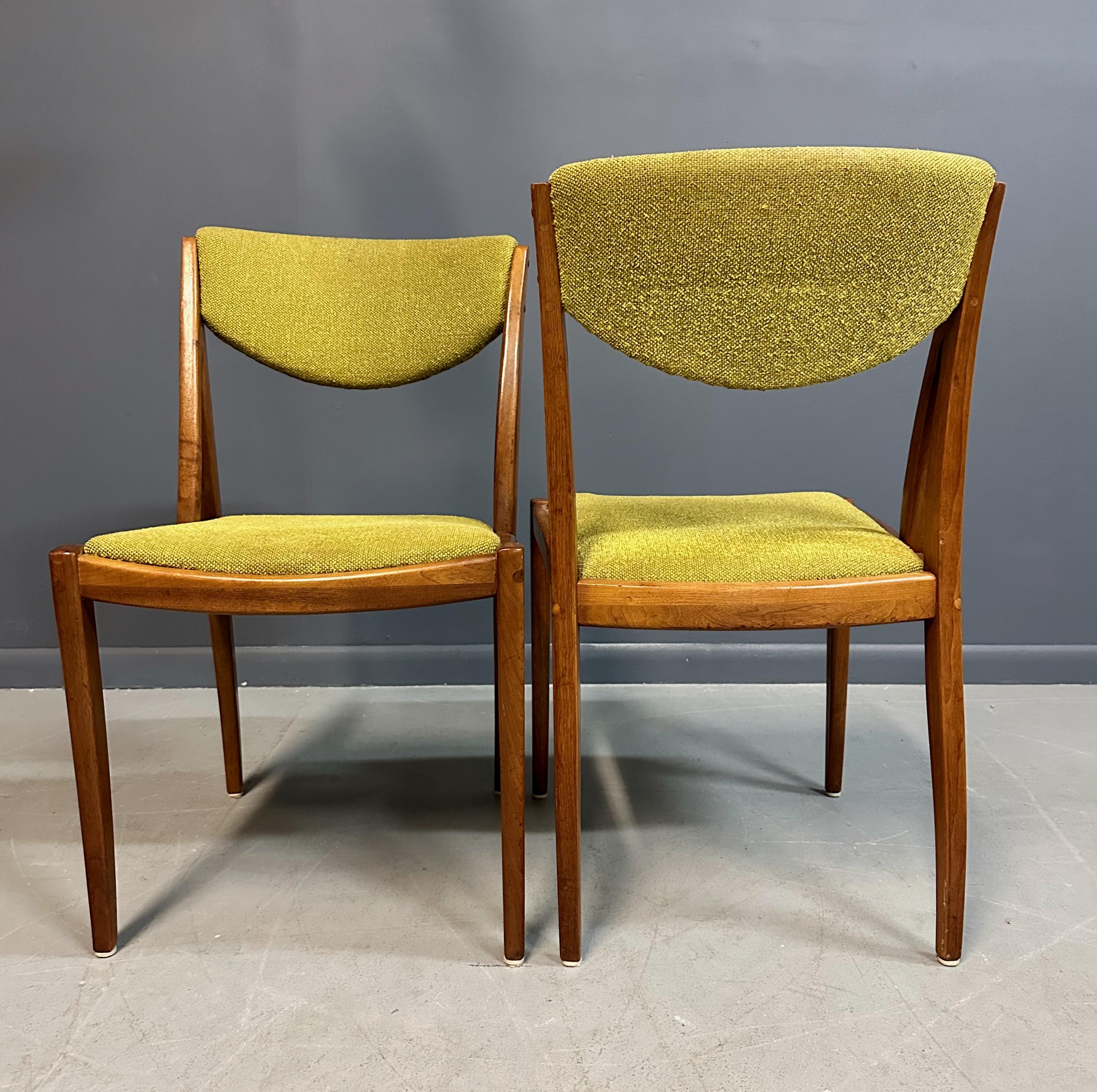 Barney Flagg for Drexel Midcentury Dining Chairs set of Four 1