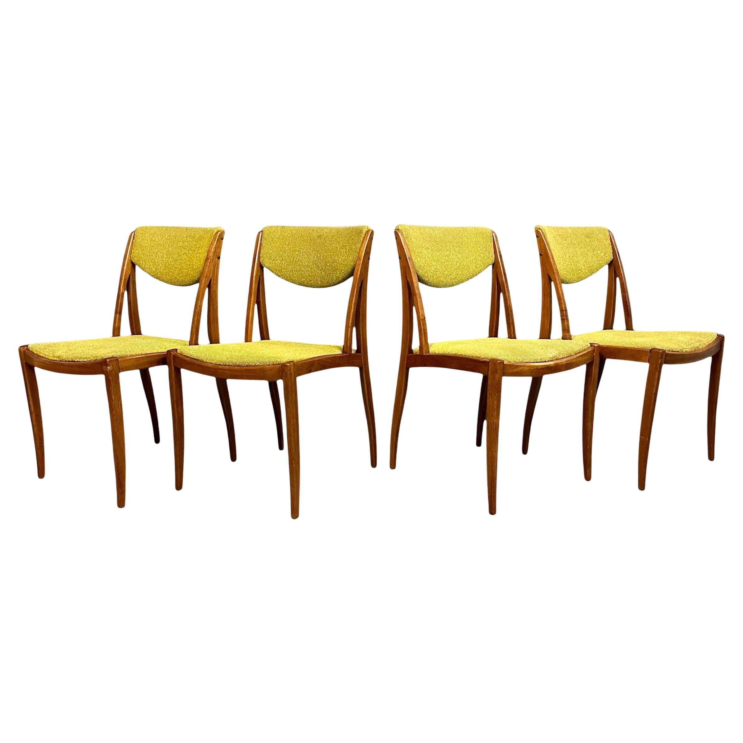 Barney Flagg for Drexel Midcentury Dining Chairs set of Four