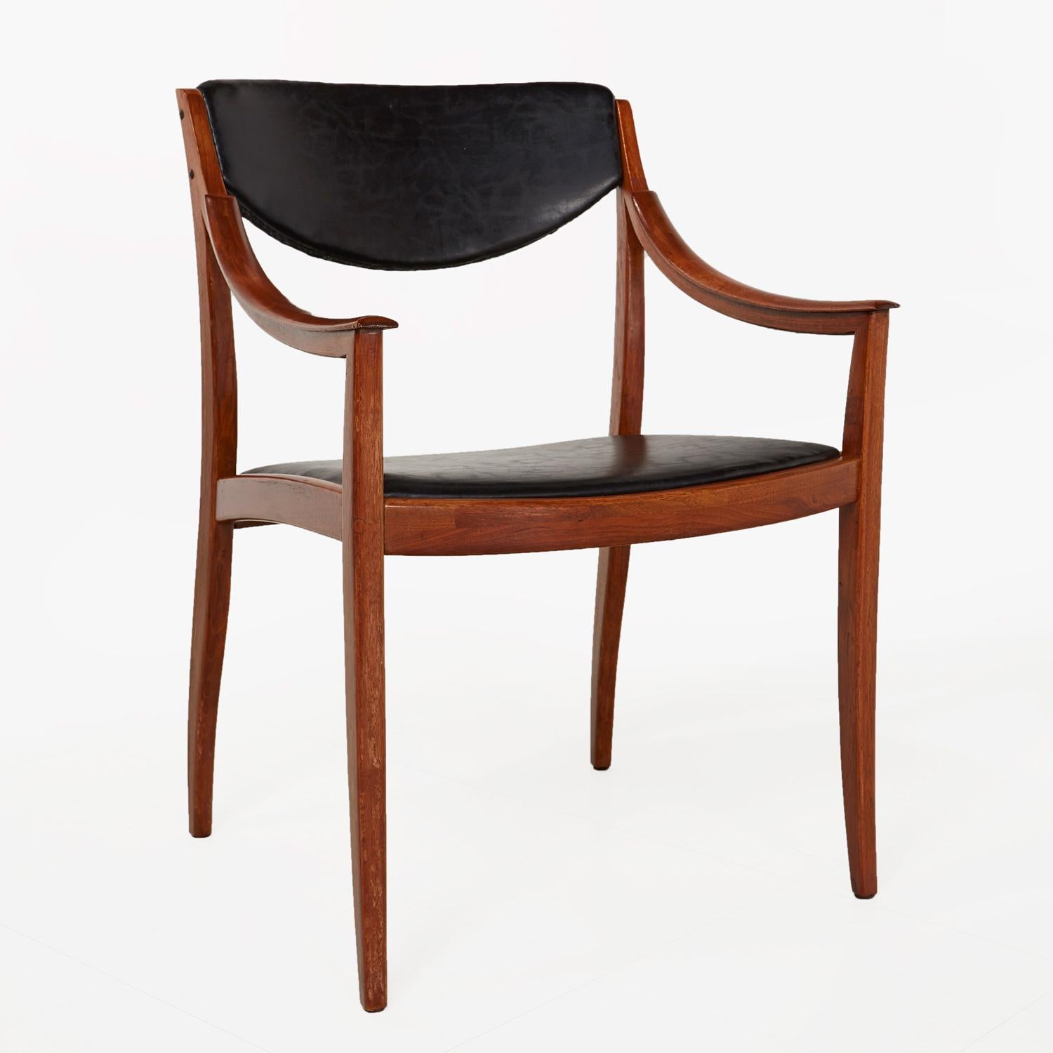 20th Century Barney Flagg for Drexel Parallel Dining Chairs