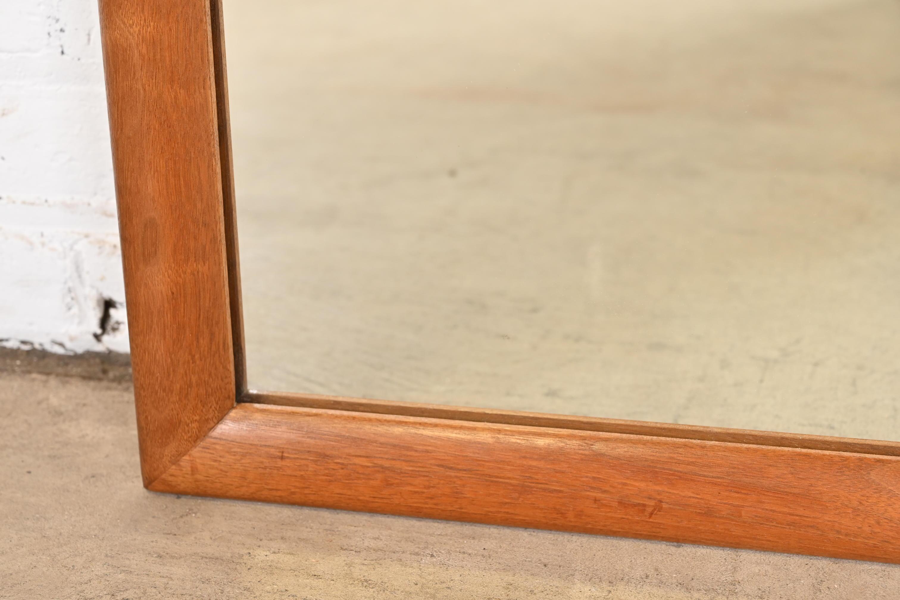 Barney Flagg for Drexel Parallel Mid-Century Modern Cherry Framed Large Mirror 1