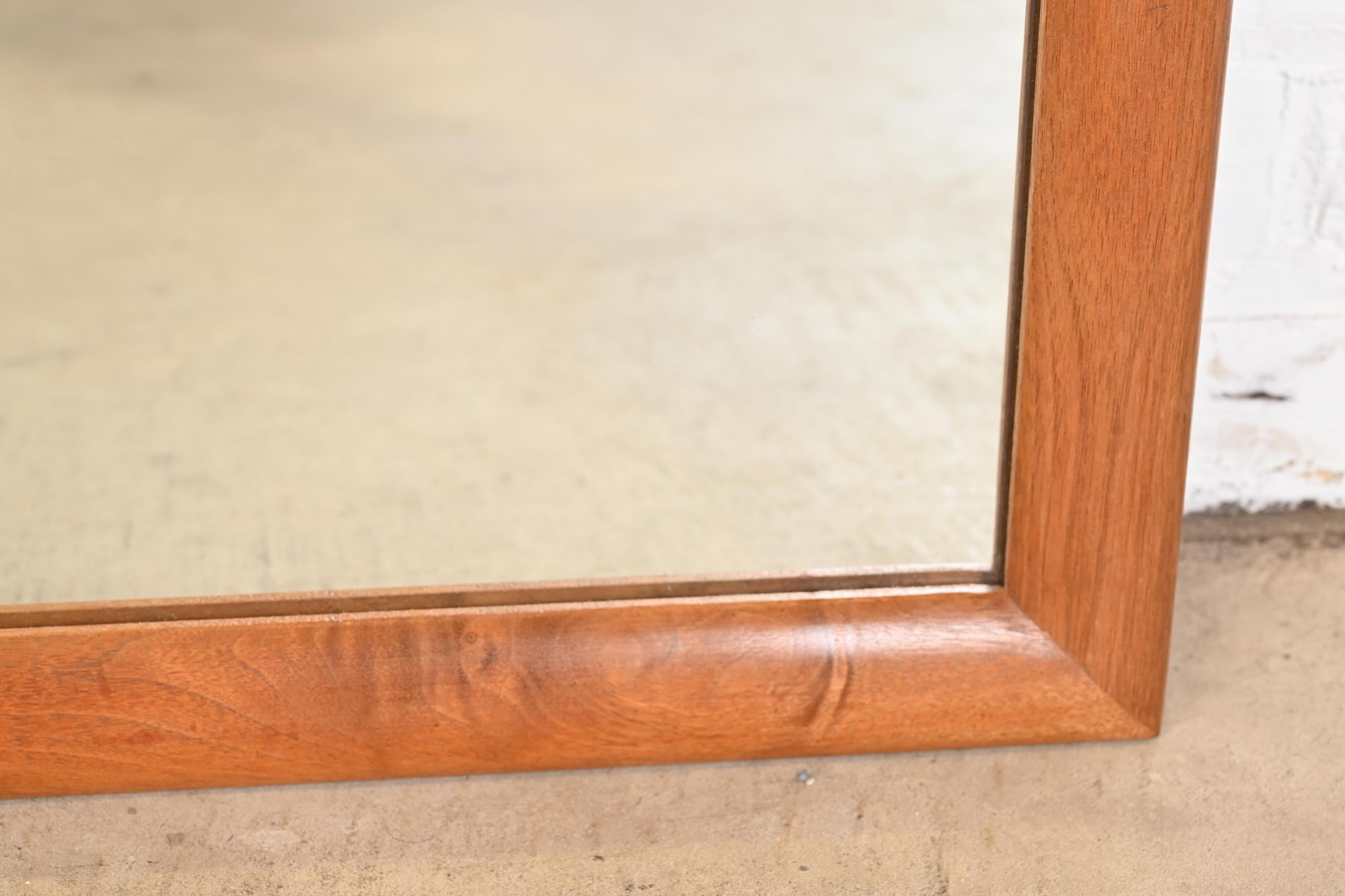 Barney Flagg for Drexel Parallel Mid-Century Modern Cherry Framed Large Mirror 2