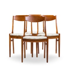 Barney Flagg for Drexel Parallel Mid Century Walnut Dining Chairs - Set of 4