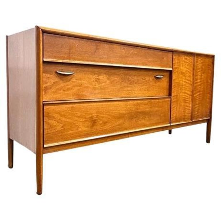 Barney Flagg for Drexel Parallel Vintage Mid Century Lowboy Chest Of