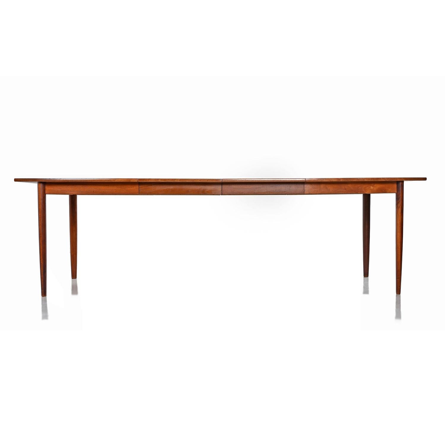 American Barney Flagg for Drexel Parallel Walnut Dining Table