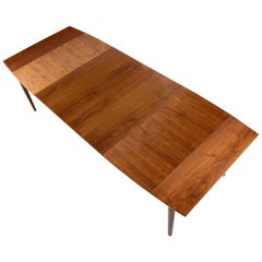 Barney Flagg for Drexel Parallel Walnut Dining Table