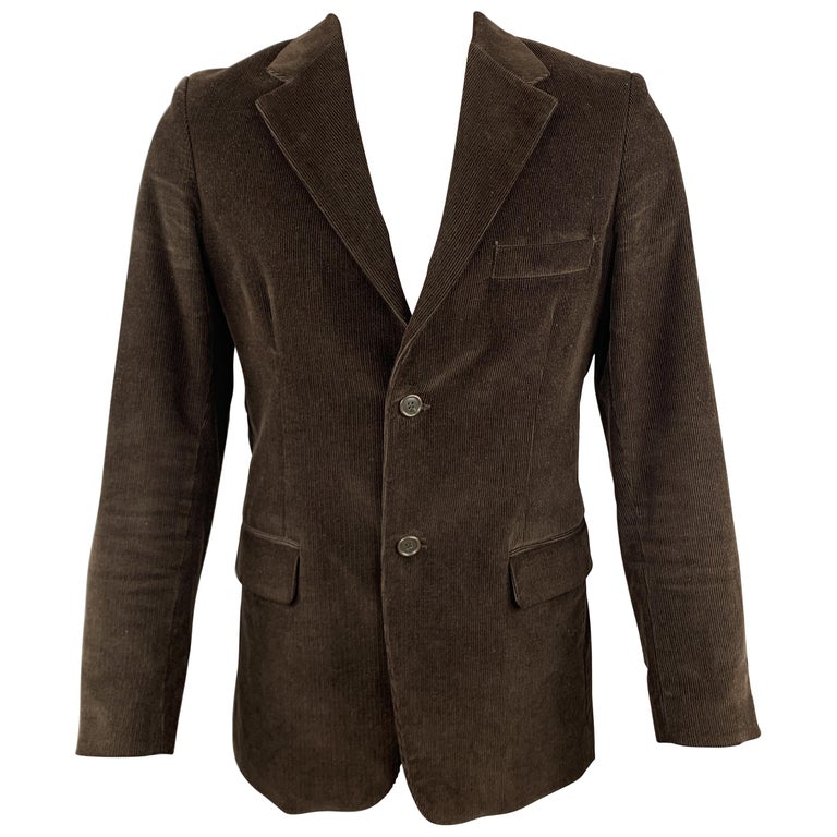hobby terugtrekken Absurd BARNEY'S CO-OP Size 36 Black Corduroy Cotton Notch Lapel Sport Coat For  Sale at 1stDibs | barney co op
