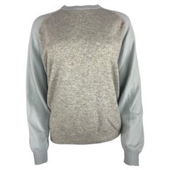 Barney's New York Andrea Fenzi Pullover in Babyblau und Grau